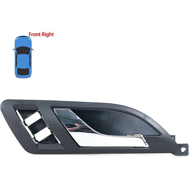 (Black Front Right) Car Inner Door Handle Inside Handle Internal Wrench Open The Door For
