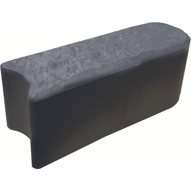 (Pack of 1) Garden Edging Stone Stomp Edge Border Rubber 30cm