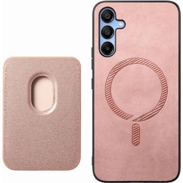 (Pink) Case for Samsung Galaxy A16 Cardholder Cardholder Detachable Strong Magnetic Attraction