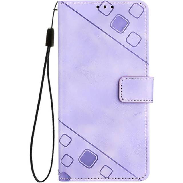 (Purple) Case for Google Pixel 9a Magnetic Leather Wallet Flip Cover Card Holder