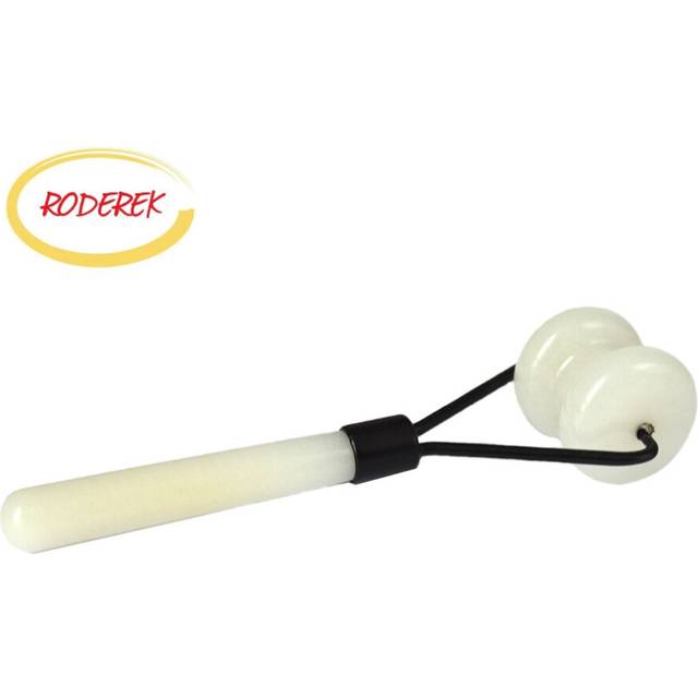 Single Head White Jade Roller for Eye Face Massage Roller