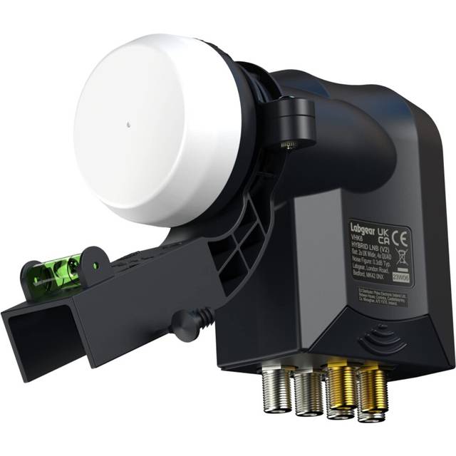 labgear Hybrid LNB 6 Output Hybrid LNB | 2 x Wideband + 4 x Quad | For use with Sky Q, Sky+, SkyHD or Freesat