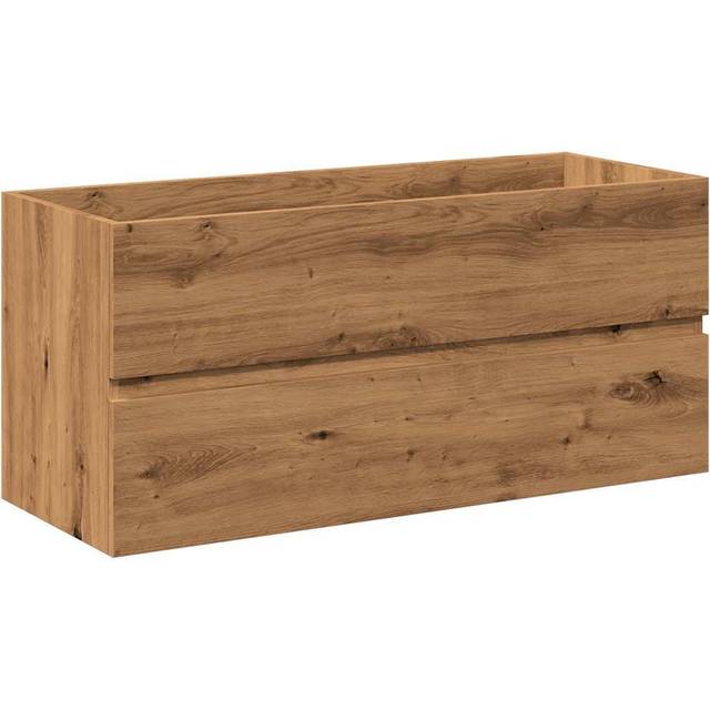 Vidaxl Sink Cabinet With Built-in Basin Artisan Oak 101x39.5x49 Cm