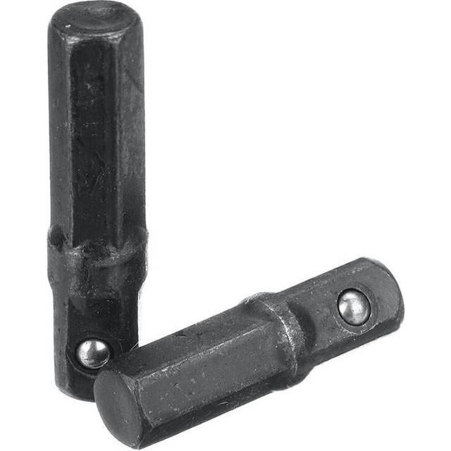 2pcs 25/30mm Socket Adapter Set 1/4 Inch Impact Hex Shank Driver Drill Bit Power Extension Bar