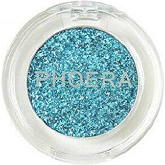 AQUAPURITY PHOERA GLITTER EYESHADOW PRESSED PIGMENT SHIMMER METALLIC EYE SHADOW EYE FACE BODY PALETTE SPARKLY MAKEUP (103 SKY BLUE)