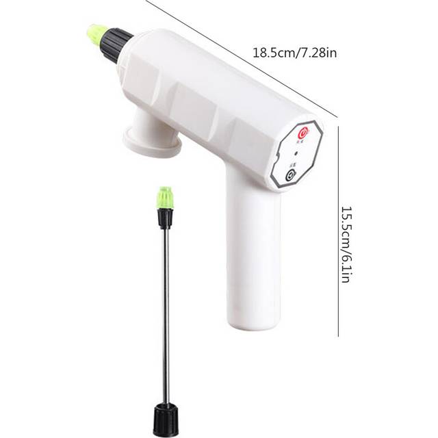 (B) Adjustable Electric High Pressure Air Pump Sprayer Drink Bottles Spray Sprayer Home Garden Watering Tool Accessories