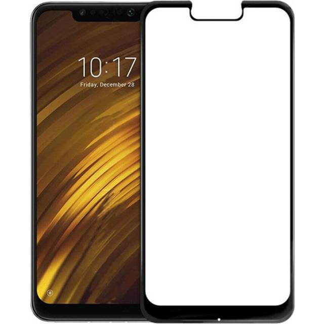 Bakeey 5D Curved Anti explosion Full Cover Tempered Glass Screen Protector for Xiaomi Pocophone F1