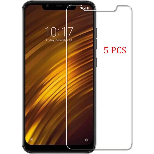Bakeey 5PCS 9H Anti explosion Tempered Glass Screen Protector for Xiaomi Pocophone F1