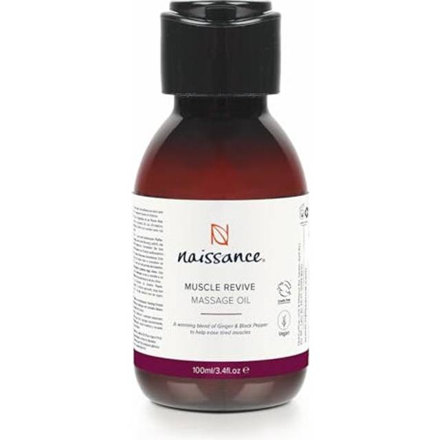Muscle Revive Warming Massage Oil - 100ml - Grapeseed Oil Base with Ginger & Black Pepper Massage Therapy for Joints and Muscles