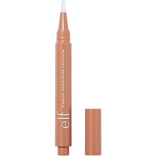 e.l.f. Flawless Brightening Concealer, Illuminating & Highlighting Face Makeup, Conceals Dark Under Eye Circles, Tan 45 N, 0.07 Fl Oz