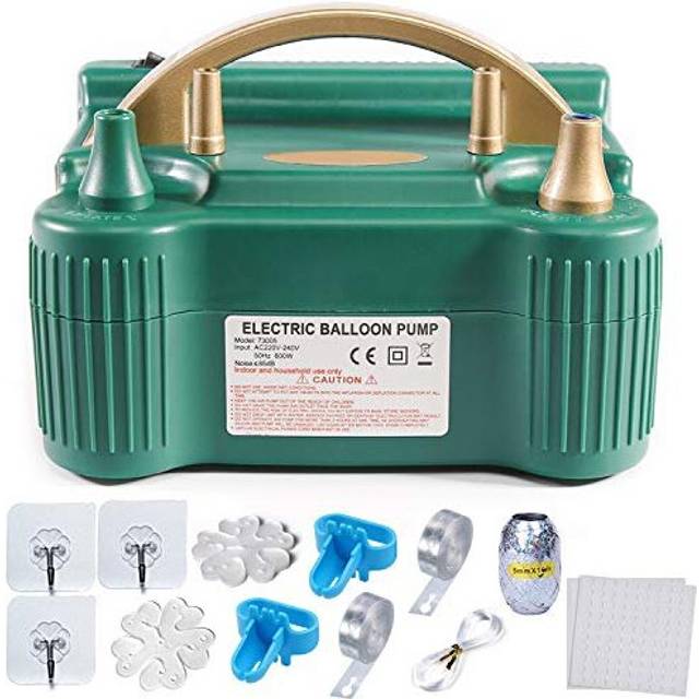 AMBA Balloon Pump, 220V-240V 600W Electric Balloon Pump, Balloon Pump Electric, Electric Balloon Inflator, Portable Balloon Inflator, Dual Nozzle