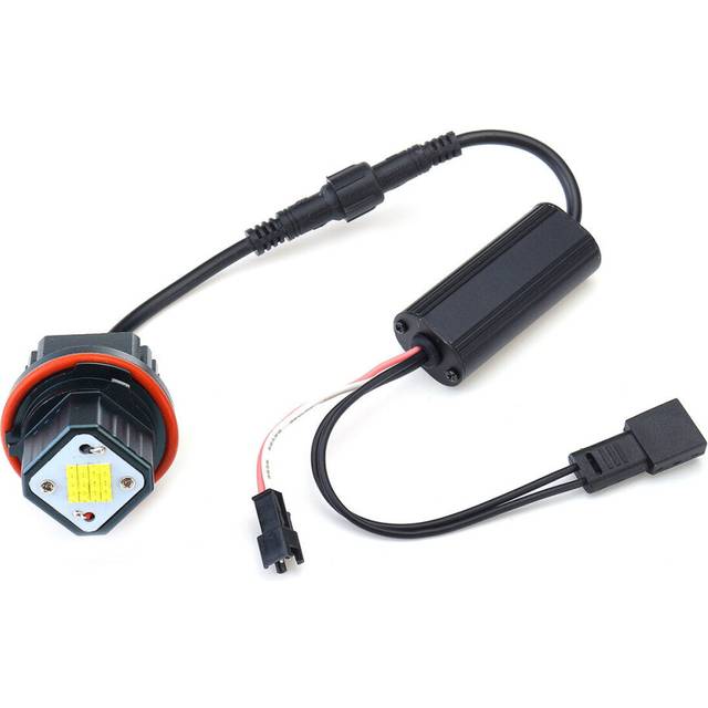 2Pcs 80W Error Free LED Angel Eyes Marker Halo Ring Light For BMW E39 E53 E60 E65