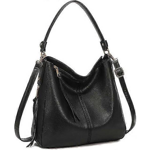(As show, One size) Handbags for Women Large Designer Ladies Hobo bag Bucket Purse Faux Leather(15.2&quot;)