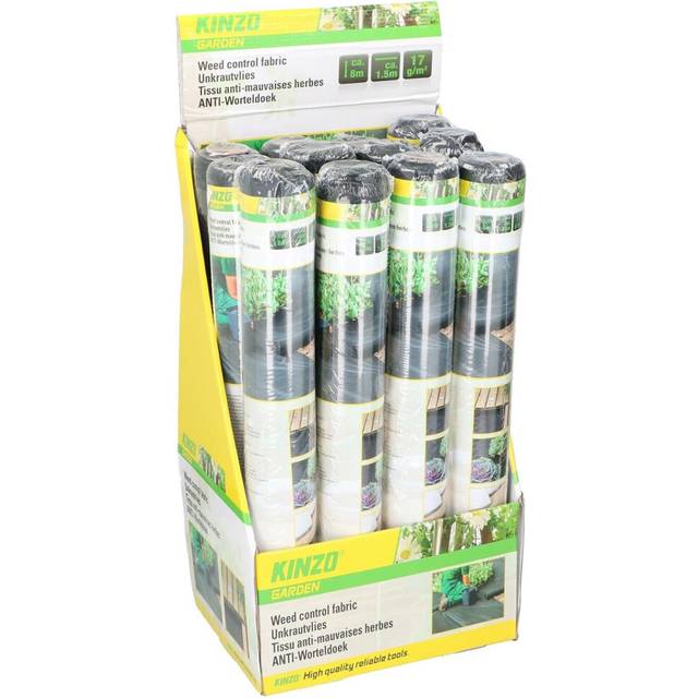 Weed control fabric 1.5x8mtr Plastic Black