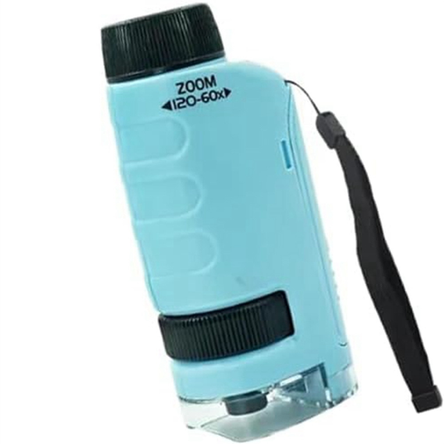 Minilabsters Miniscope Kids, Mini Labsters Portable Microscope, Microscope (Blue)