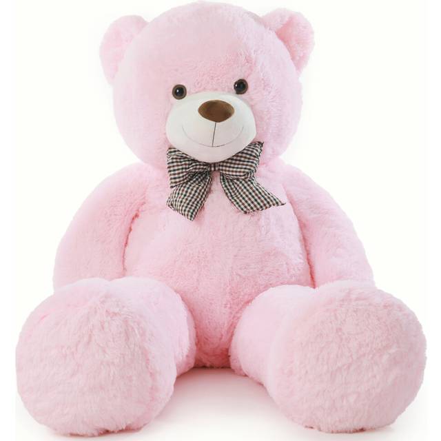 (pink, 4 Feet) Big Teddy Bear 121.92cm Giant White Soft Stuffed Animals Cute Plush Toy