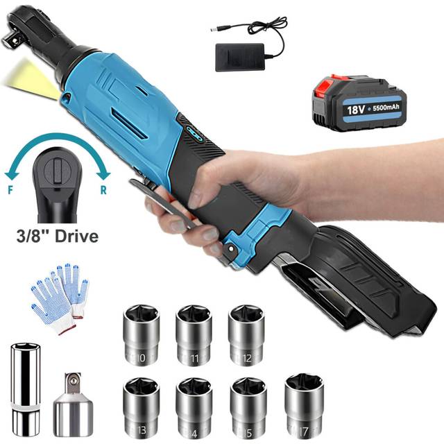 Mawiron - Battery chainsaw, 6-inch cordless electric mini chainsaw, powerful wooden cost saw with 2 5.5A batteries (without charger), compatible with