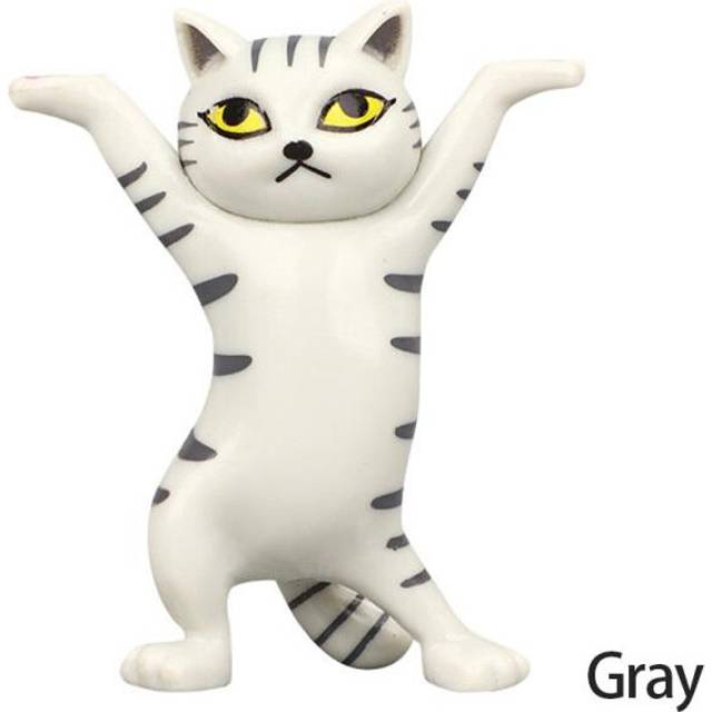 (01 1pcs, 1pc random color) 1/2/3/4/5PCS Desk Cat Pen Bookshelf Holder Earphone Holder Coffin Cat