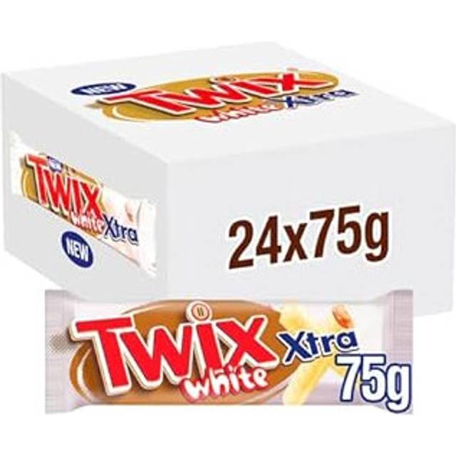 Twix Xtra White Chocolate Bars 75gx24 Full Box Of 24 Bars