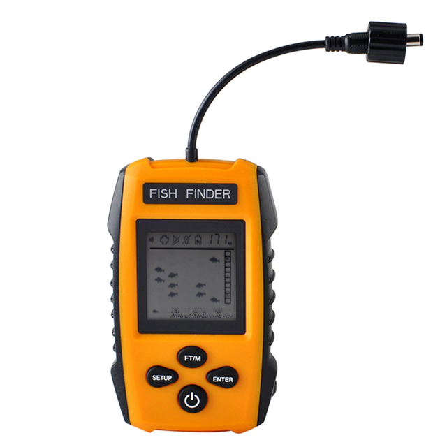 Wired Wireless Sonar Fishing Alarm Fish Finder Underwater Depth Sounder Detector Portable
