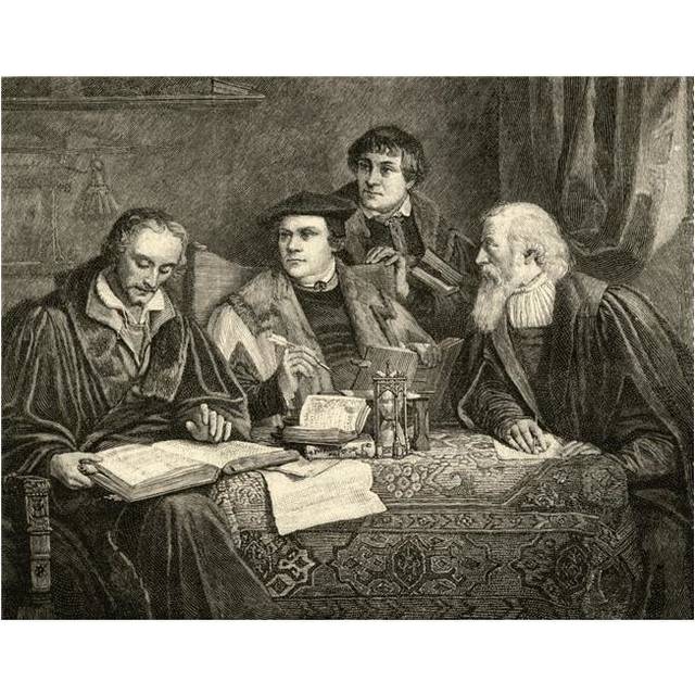 Martin Luther 1483-1546 German Theologian & Religious Reformer. Philipp Poster Print, 17 x 13