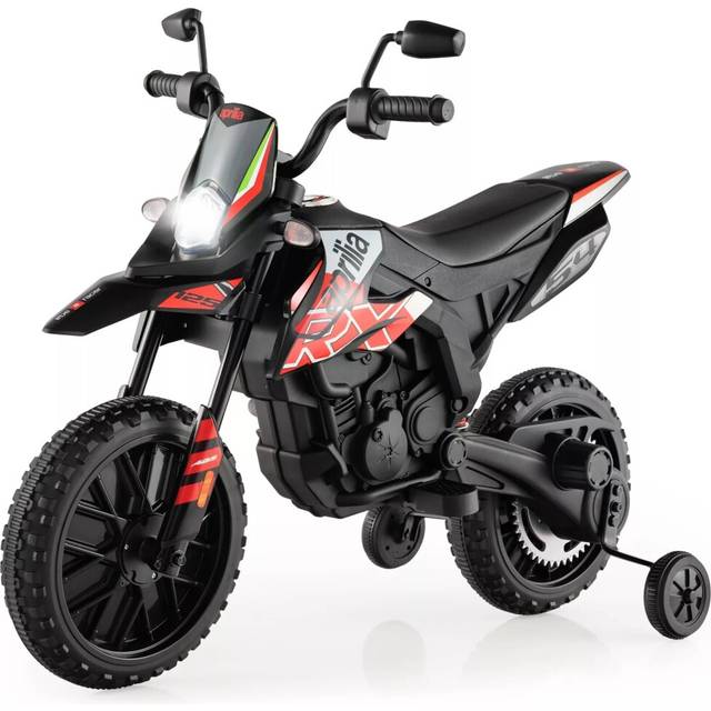 Kids Electric Motorbike 12V Aprilia Licensed Battery Ride Motorcycle