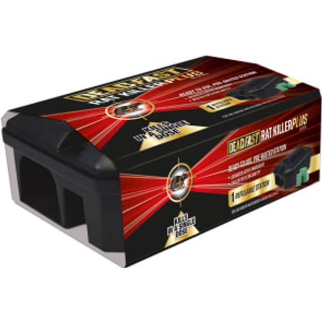 Deadfast Rat & Mouse Killer Plus Blocks Bait Station 100g