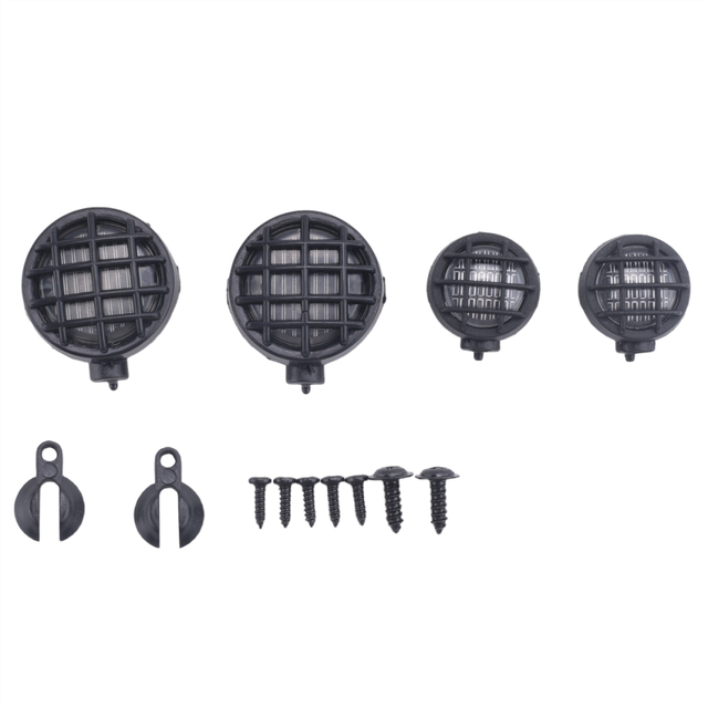RC Car Round Lampshade / Light Cover for 1:10 Crawler Axial SCX10 D90 CC01