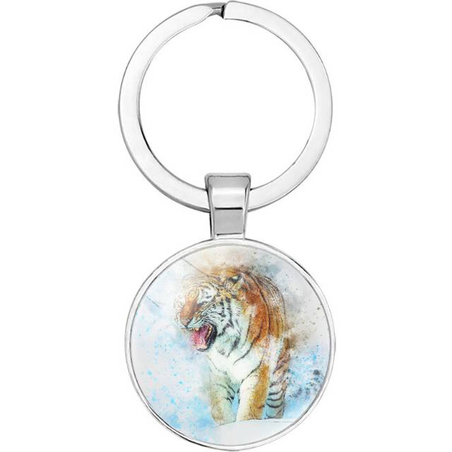 (04) Fashionable Design Tiger Keychain Suitable For Colleagues Friends And Family