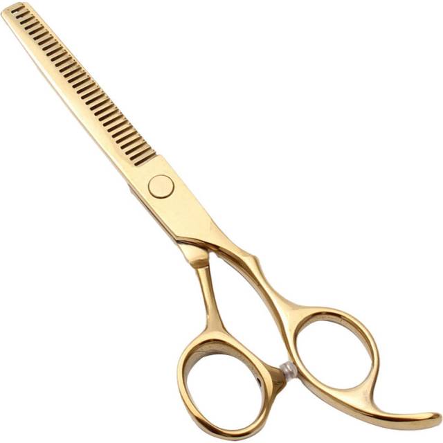 Hair Thinning Scissors  for Hair Cutting, Barber Scissors Texturizing, Professional/Home Use - Gold
