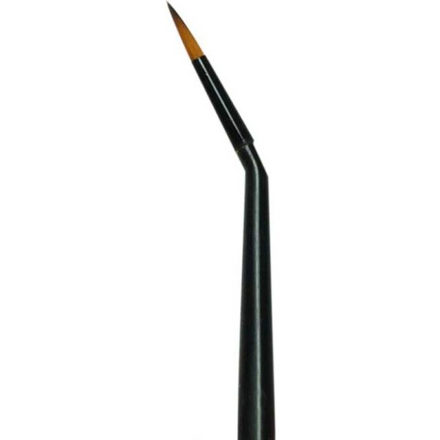 Royal & Langnickel Mini Majestic Size 0 Tight Spot Acrylic Handle Paint Brush - Black