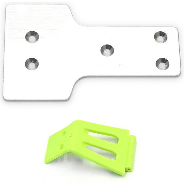 12428-0364 Front Bottom Protection Aluminum Sheet and Bumper for 12428 12427 RC Car Spare Parts