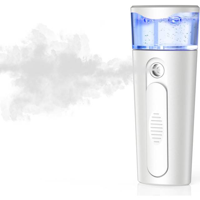 Chronus Portable Nano Face Mister, Facial Steamer, USB Rechargeable Cool Mist Sprayer, 40ml Visual Water Tank, Nano Mister for Eyelash Extensions,