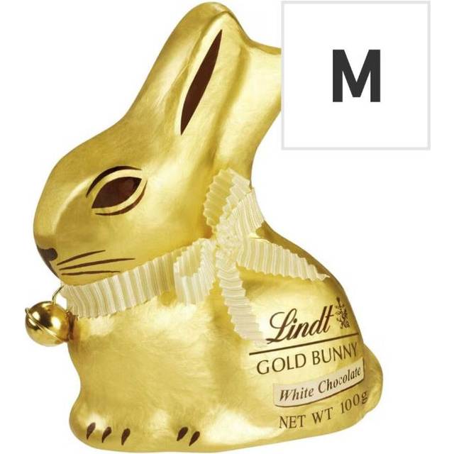 Lindt Gold Bunny White Chocolate 100G x 2 Gift For Easter For Friends