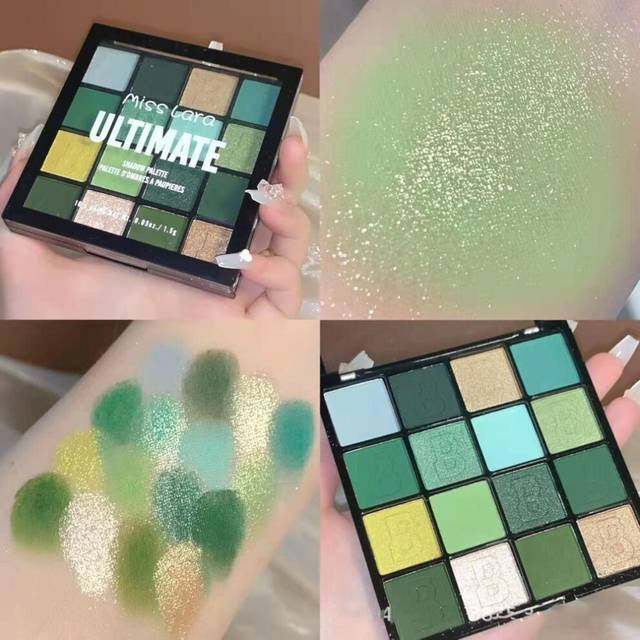 (as the picture, 02#) Colorful 16 Color Eyeshadow Matte Pearlescent Beginner Eyeshadow Palette
