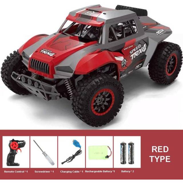 (red) Electric Rc Car Children Drift Off-road Shock-absorbing Toy Remote Control Car