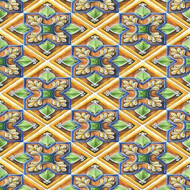 Dress My Craft Transfer Me Sheet A4-Traditional Tiles #1 DMCD5117
