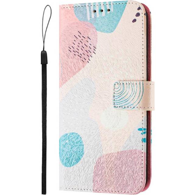 (C5 ) Case for Samsung Galaxy S24 Ultra 5g Card Holder Flip Pu Leather Pattern Wallet Cover with Credit Slot