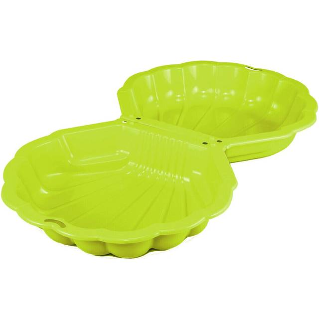 (2 Green) Plastic Sandpit Garden Fun Paddling Pool Sand Pit