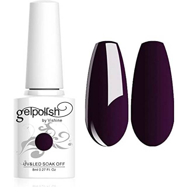 Vishine 8ml Gelpolish UV LED Soak Off Varnish Color Gel Nail Polish Manicure Salon Plum #1417
