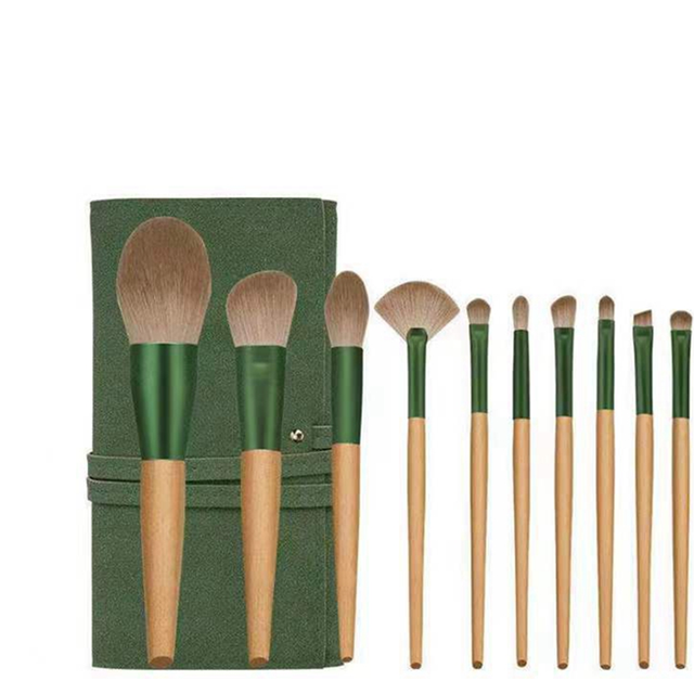 10Pcs Makeup Brush Set, Super Soft Full Brushes, Blush, Powder
