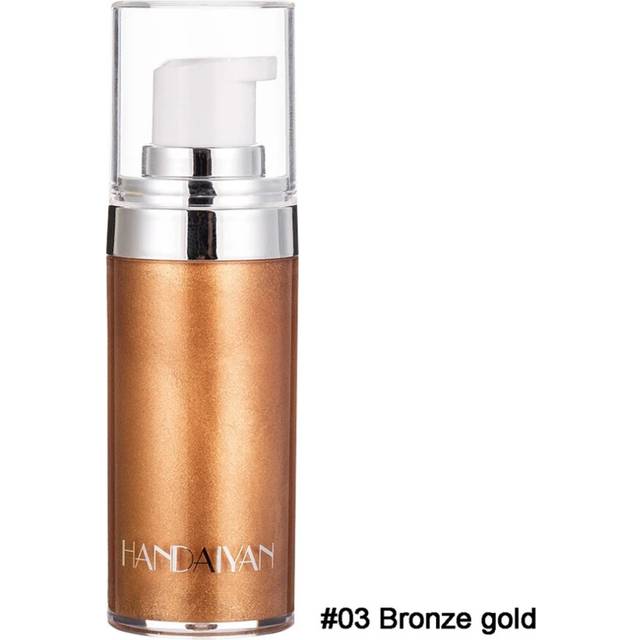 (03) Body Highlighter Brown Bronze Oil Shimmer Liquid Illuminator Face Shine Spray Highlight