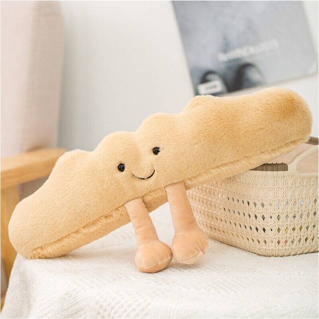 New Jellycats Cute Plush Toast Bread Pretzel Croissant Baguette Toy StuffedÂUK