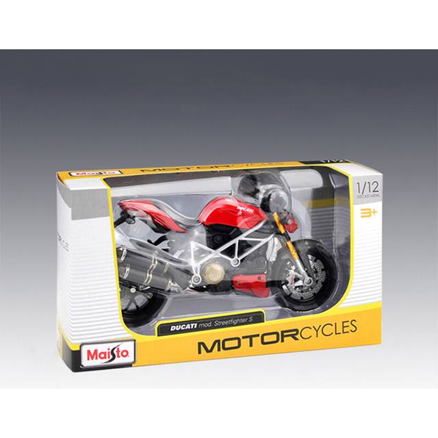 (Streetfighter box) Maisto 1/12 Ducati 1199 Panigale Motorcycles Simulation Alloy Motorcycle