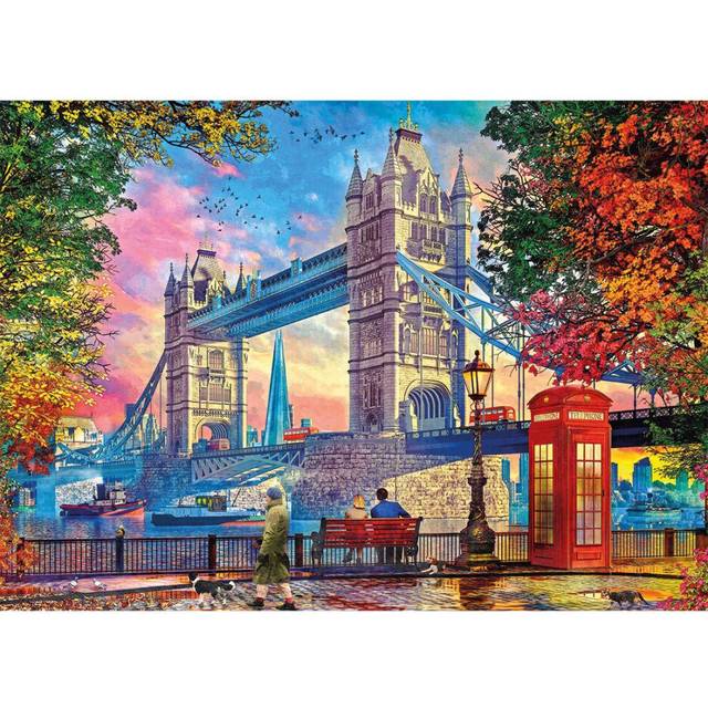 Gibsons Tower Bridge Jigsaw Puzzle, 1000 Pieces