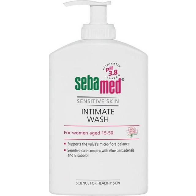 Sebamed Sensitive Skin Feminine Intimate Wash - pH 3.8 200ml | Gentle & Soothing | Hypoallergenic | Daily Hygiene | Dermatologically Tested