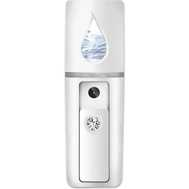 (pink) USB Portable Nano Mist Sprayer Facial Body Nebulizer