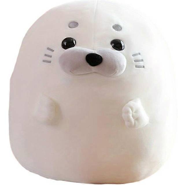 (White, One size) Standing seal dumpling aquarium plush toy aquarium doll grabbing machine doll