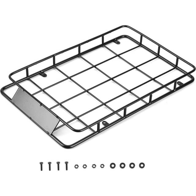 230x147mm Metal Roof Rack Camel Cup Luggage Tray for 1/10 RC Crawler Car Axial SCX10 TRX4 D90 Parts