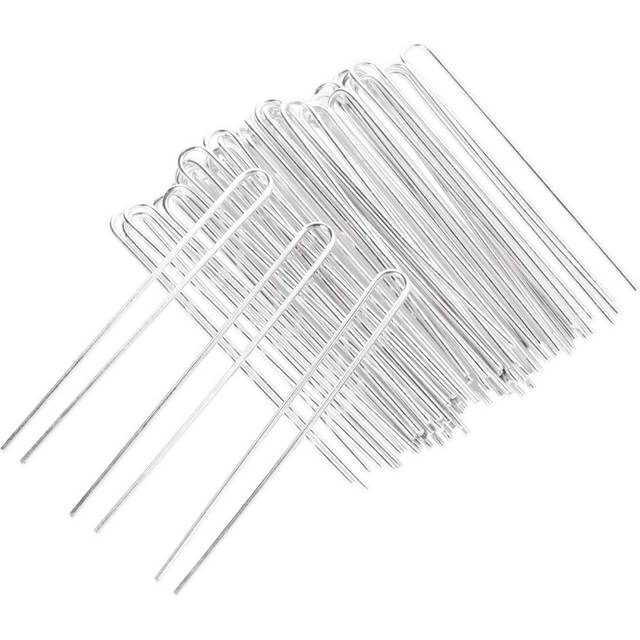 Artibetter 50pcs Professiona bobby pins U shape hair pins for women girls and hairdressing salon (White)